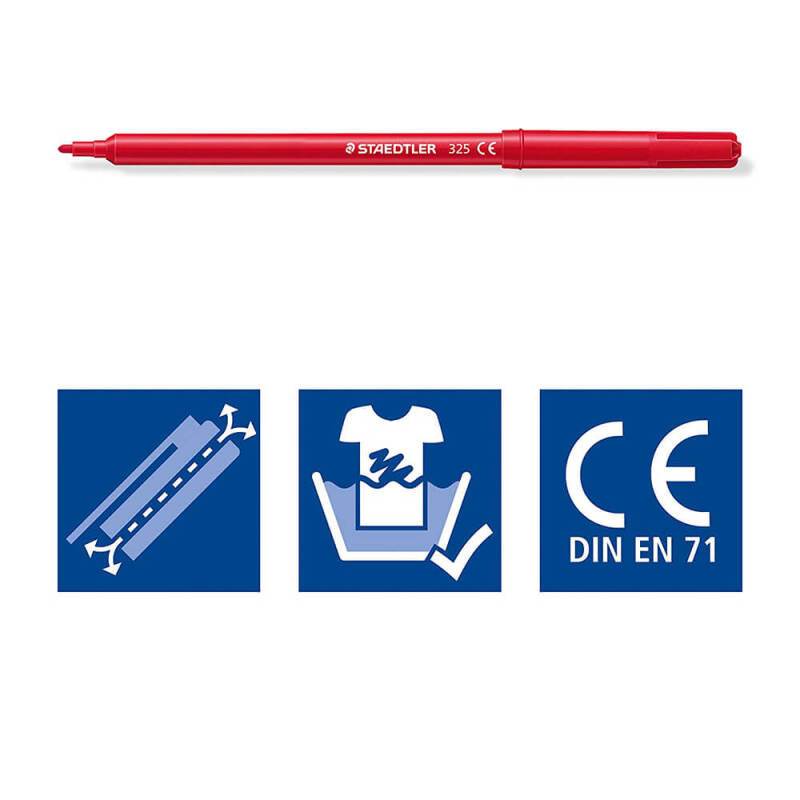 STAEDTLER 325 C24 NORIS CLUP KEÇELİ KALEM 24 lü - 4