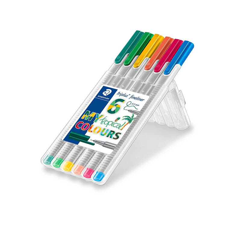 STAEDTLER 334 SB6 TRİPLUS FİNELİNER KT 3MM 6LI - 1