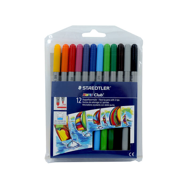 STAEDTLER ZS-320 NWP12 KEÇELİ NORİS CLUP ÇİFT UÇLU - 1