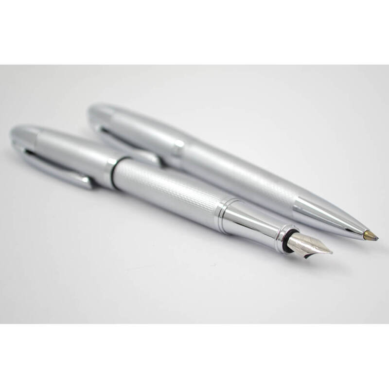 STEELPEN 175 DOLMAKALEM+TÜKENMEZ DESENLİ KROM - 2