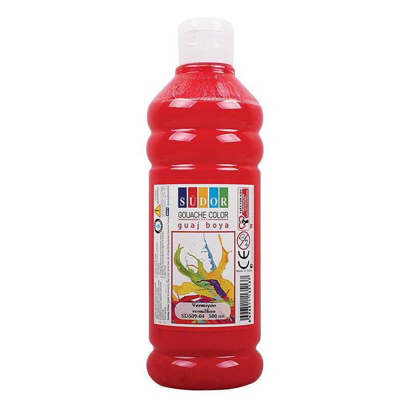 SÜDOR SD509 GUAJ BOYA 500ML VERMİYON - 1