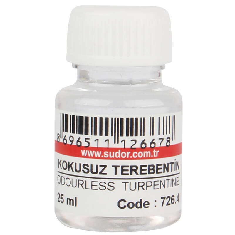 SÜDOR SD726-4 KOKUSUZ TEREBENTİN 25ML ŞİŞE - 1