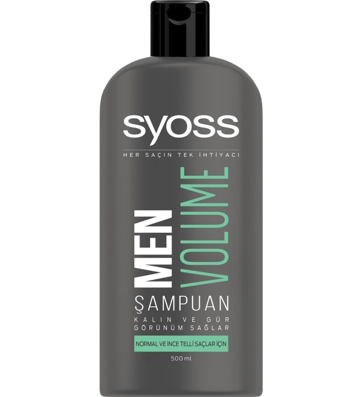 Syoss Şampuan 500 Ml Men Volume&normal İnce*6 - 1