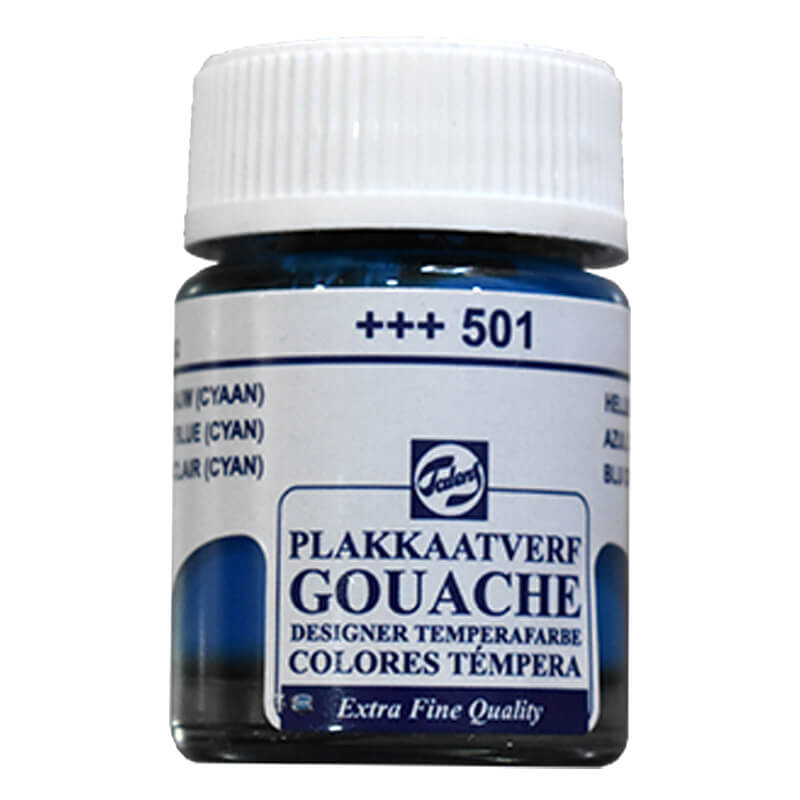 TALENS 65012 JAR GUAJ BOYA 16ML LİGHT BLUE CYAN - 1