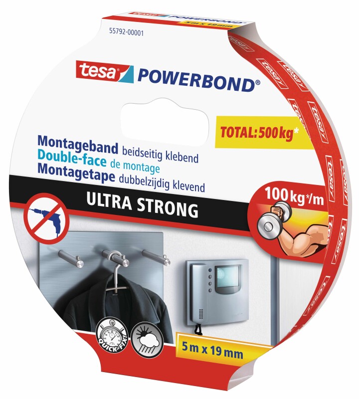 TESA 55792 POWERBOND ULTRA GÜÇLÜ 5 mX19m - 1