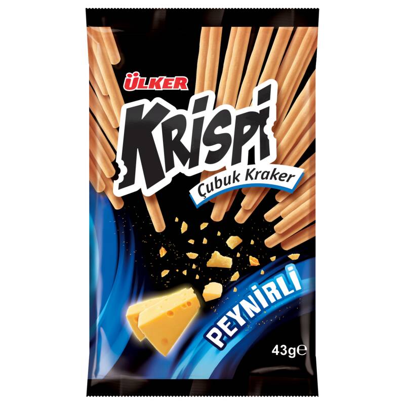 Ülker Krispi Çubuk Kraker 43 Gr (Peynirli)*15 - 1