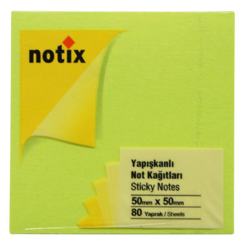 UMİX NOTİX NEON YEŞİL 50X50 80YP - 1