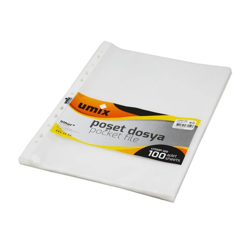 UMİX POŞET DOSYA A4 100LÜ PK U1100P-27 - 1