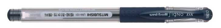 UNİ UM-151 SİGNO DX 038MM MAVİ SİYAH - 1