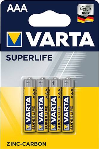 Varta Pil İnce Aaa Blister 4 Lü*12*5 - 1