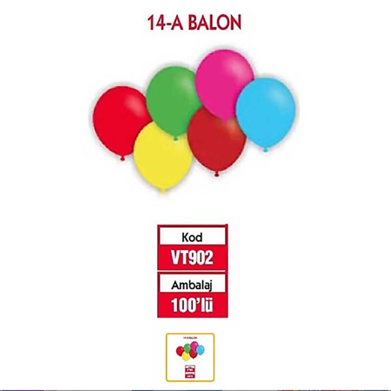 VATAN VT902 BALON STANDART KARIŞIK - 1