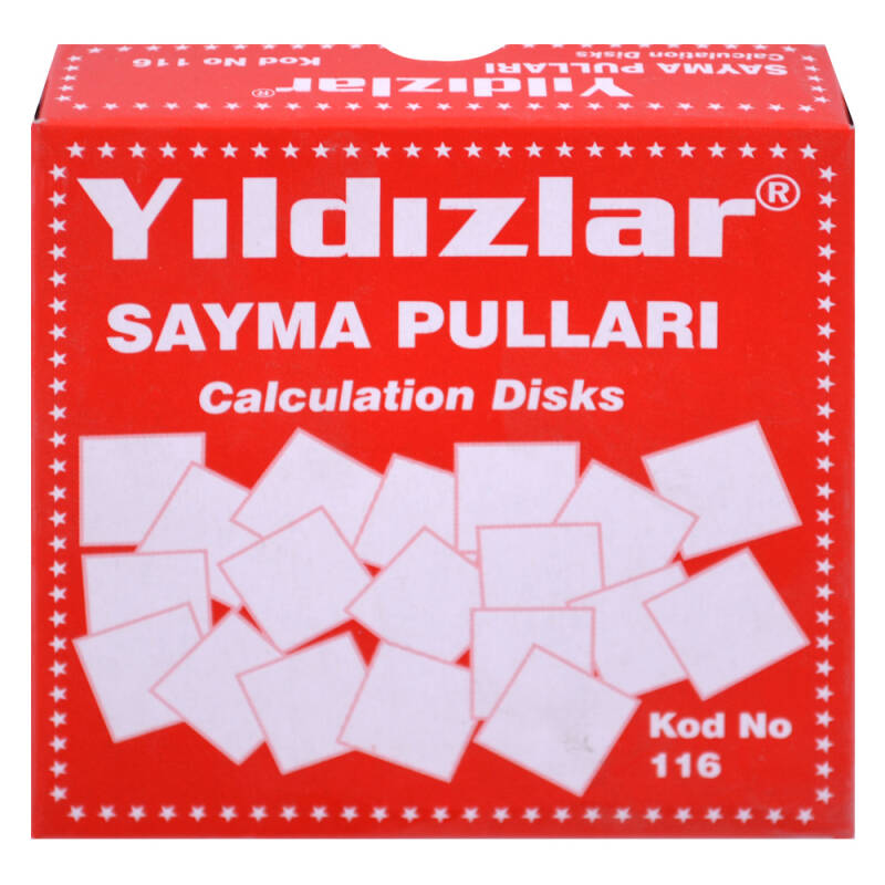 YILDIZLAR KOD:116 SAYMA PULLARI - 1